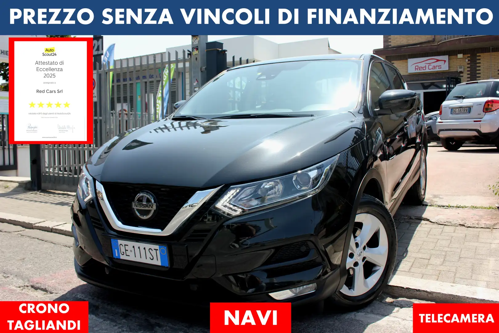 Nissan Qashqai 140cv *PREZZO VERO* KM CERTIFICATI NAVI - 1