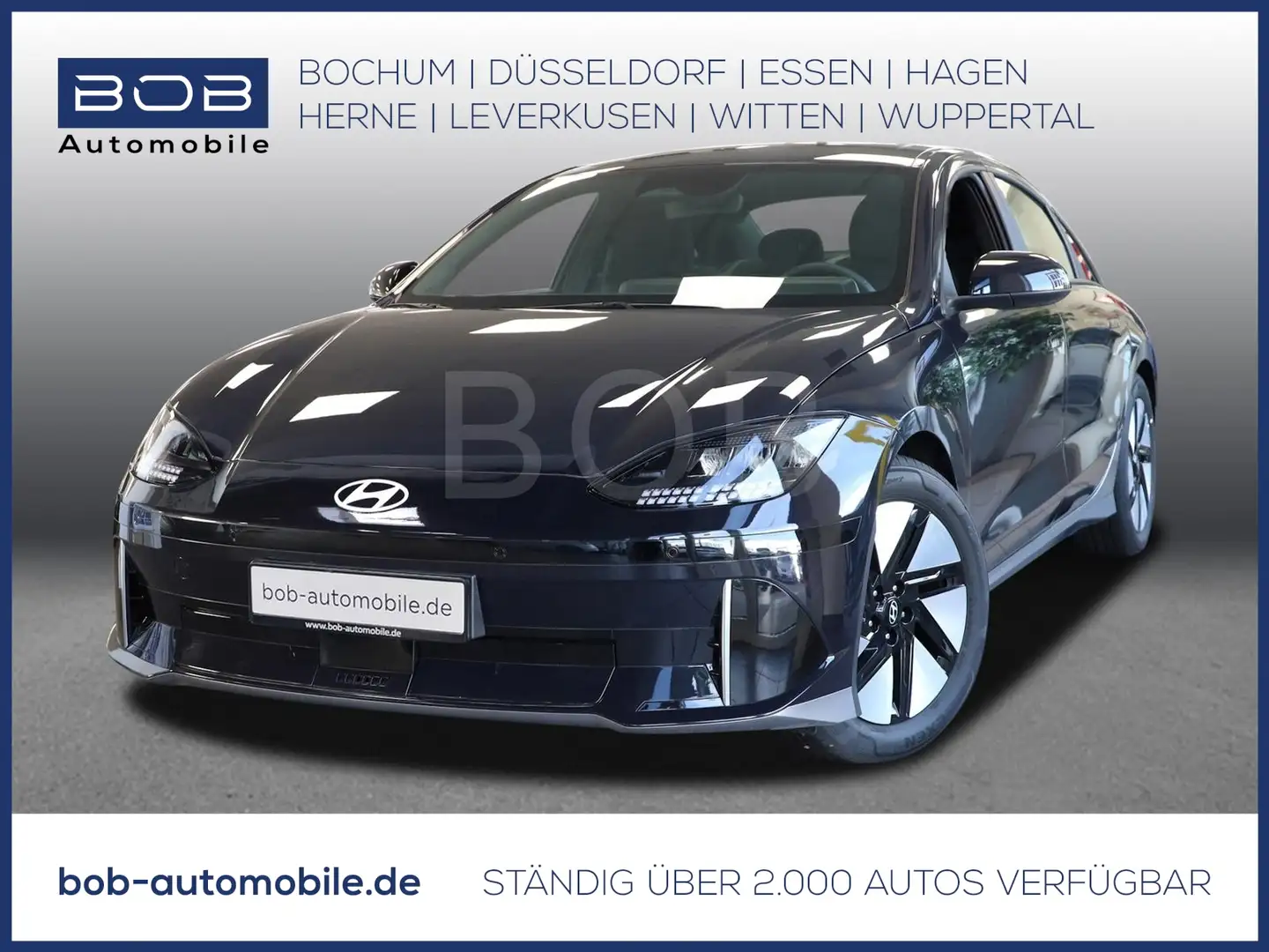 Hyundai IONIQ 6 53 kWh Heckantrieb NAVI SHZ PDC KLIMA BT Niebieski - 1