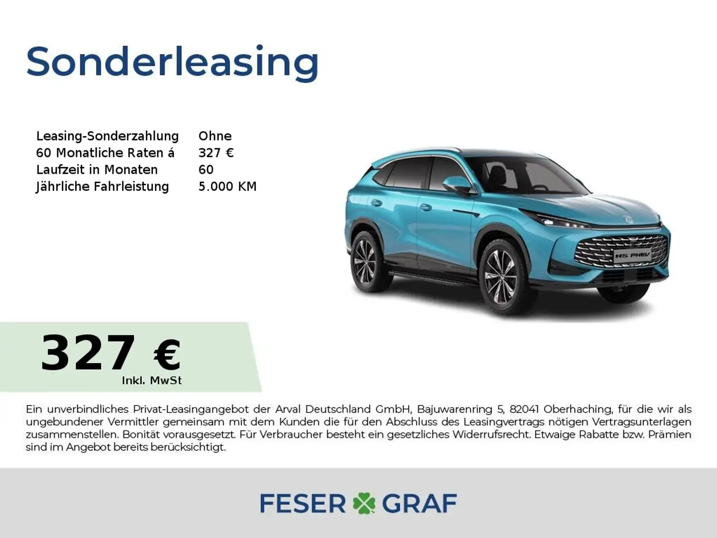 MG HS PHEV Comfort *Preis nur mit Finanzierung* Bleu - 1