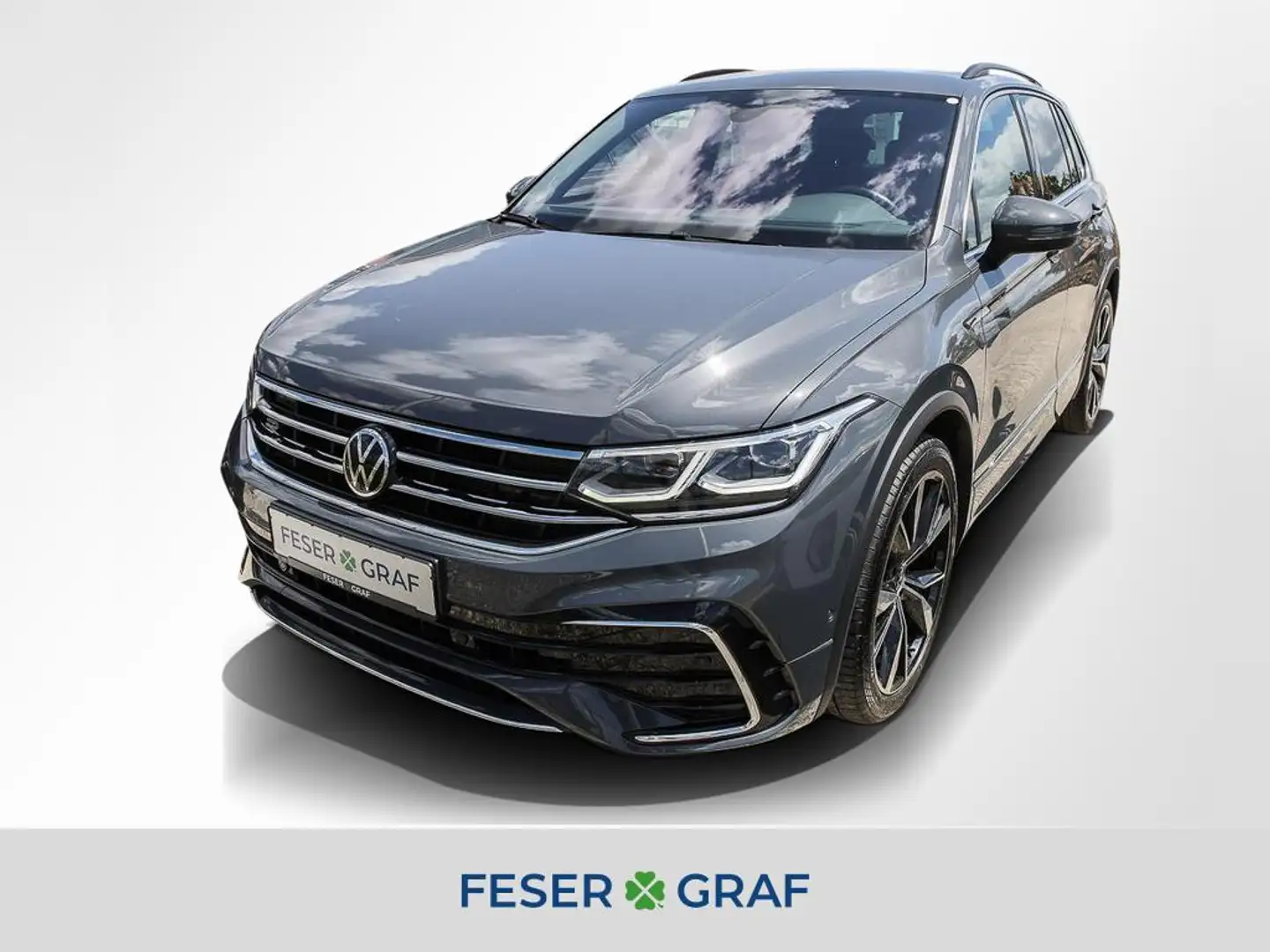Volkswagen Tiguan 2.0 TDI 4MOTION DSG R-LINE MATRIX-LED RFK Gris - 1