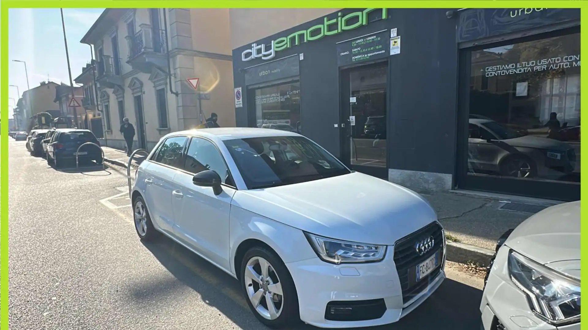 Audi A1 SPB 1.4 TDI Metal plus Blanc - 1