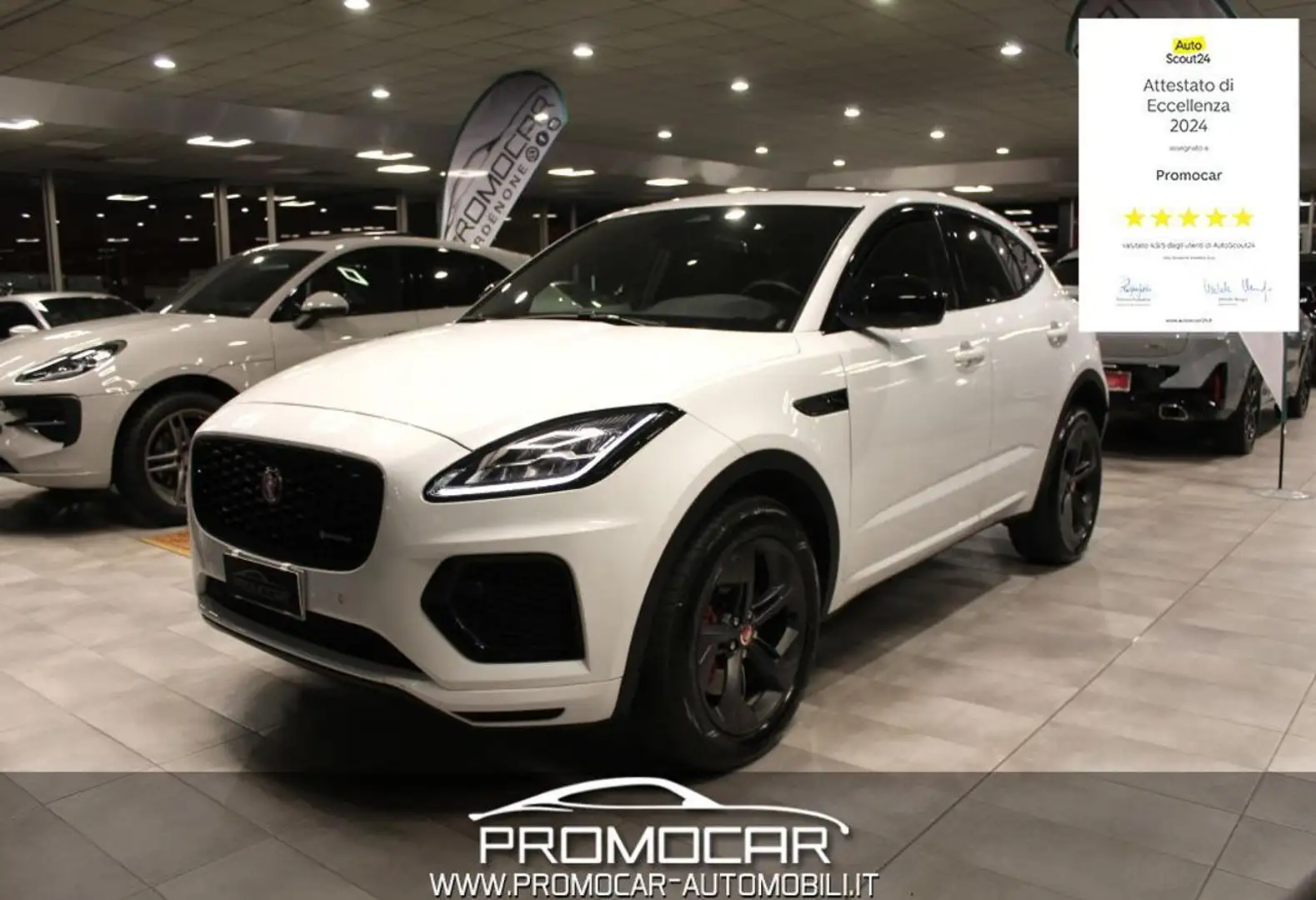 Jaguar E-Pace 2.0D I4 163 CV AWD Auto R-DYNAMIC BLACK *UNIPROP* Weiß - 1