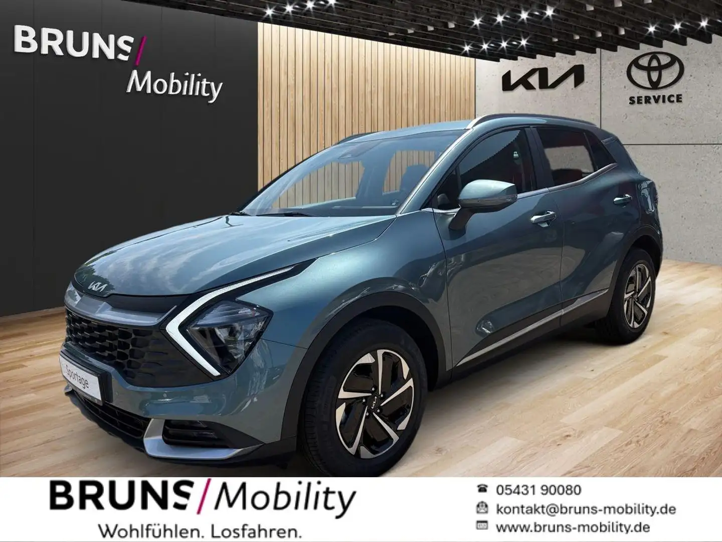 Kia Sportage 1.6 Vision Hybrid Navigation, Kamera, AHK Grau - 1