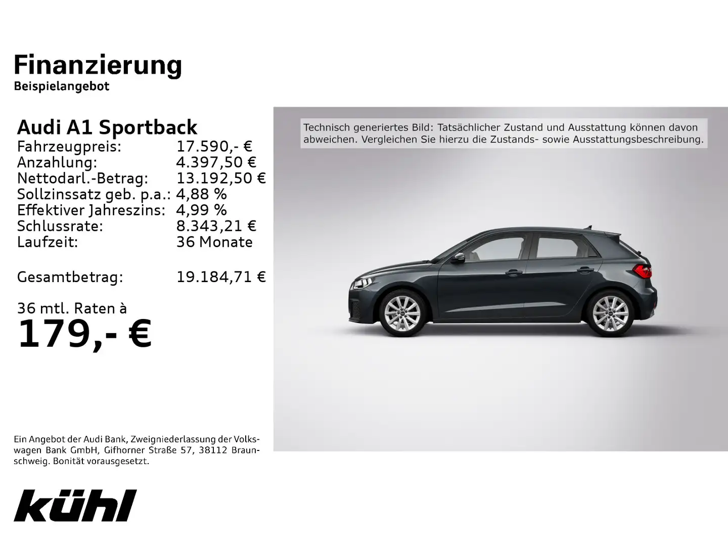 Audi A1 25 TFSI LED,Virtuelles Cockpit,Sitz Grau - 2