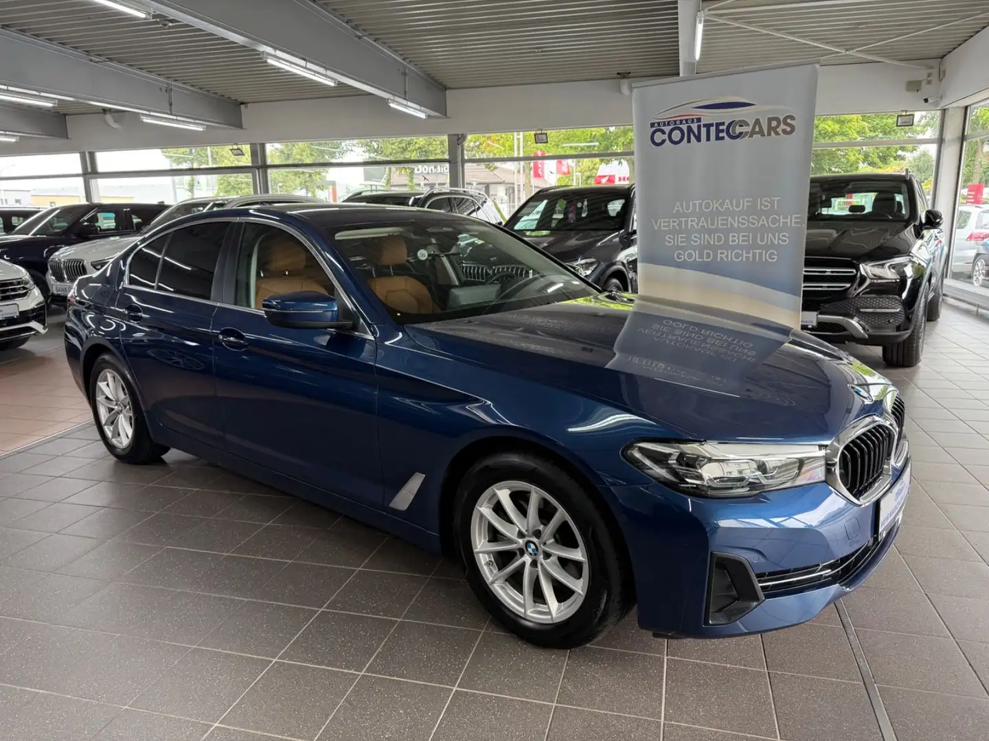 BMW 520 520d Lim. Business+DAP+HuD+HiFi+Memory+Standheiz Bleu - 1
