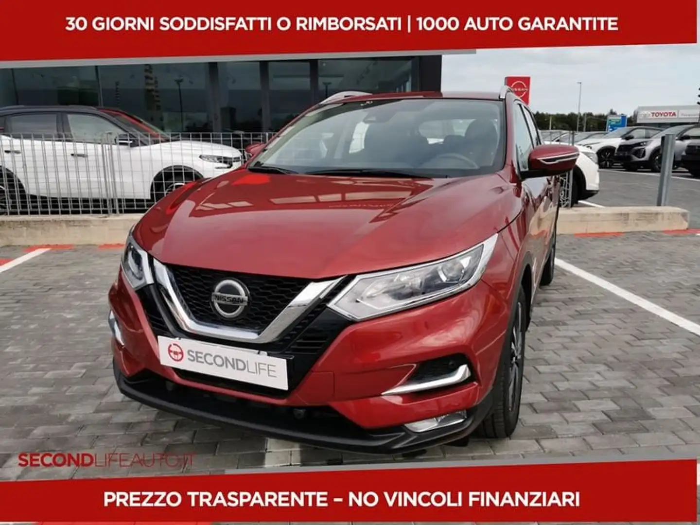 Nissan Qashqai 1.3 dig-t Acenta Premium 140cv Rosso - 1