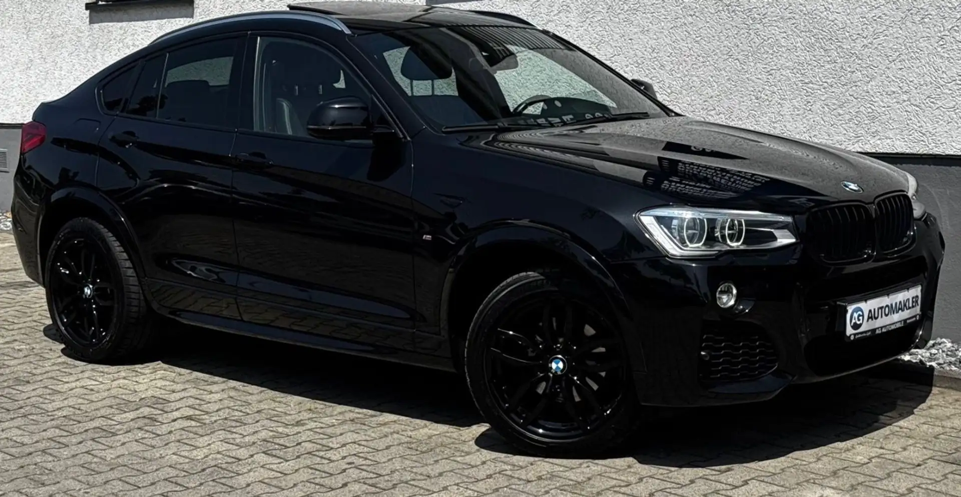 BMW X4 M xDrive 30 d Sportpaket AHK  Leder H.UP SHD Schwarz - 1