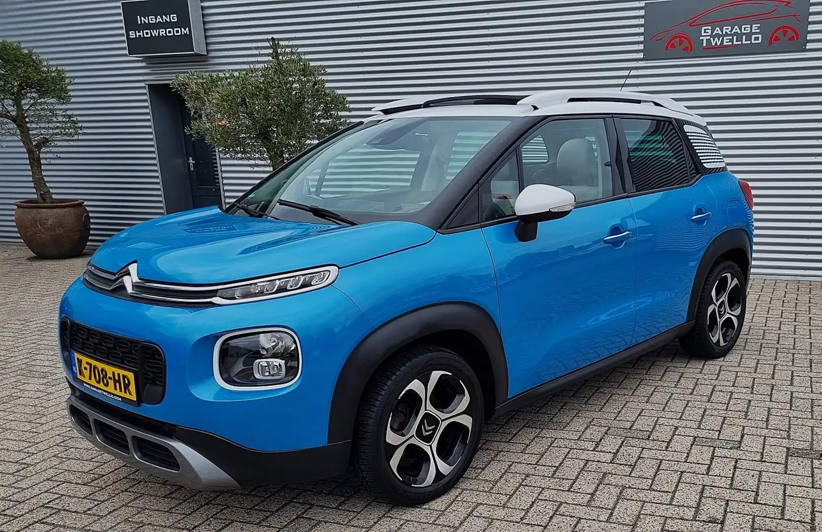 Citroen C3 Aircross 1.2 PureTech S&S Shine 110pk, climate control , cr Blauw - 2