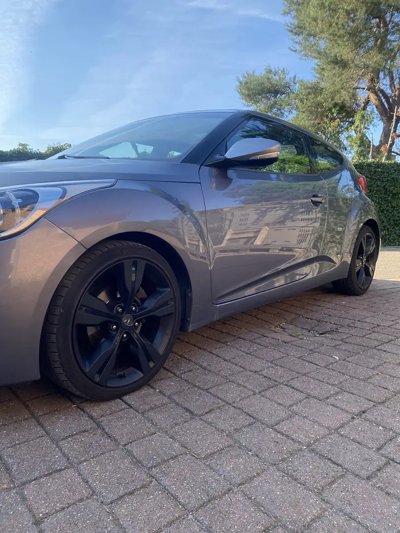 Hyundai VELOSTER 1.6 blue Premium Gris - 2