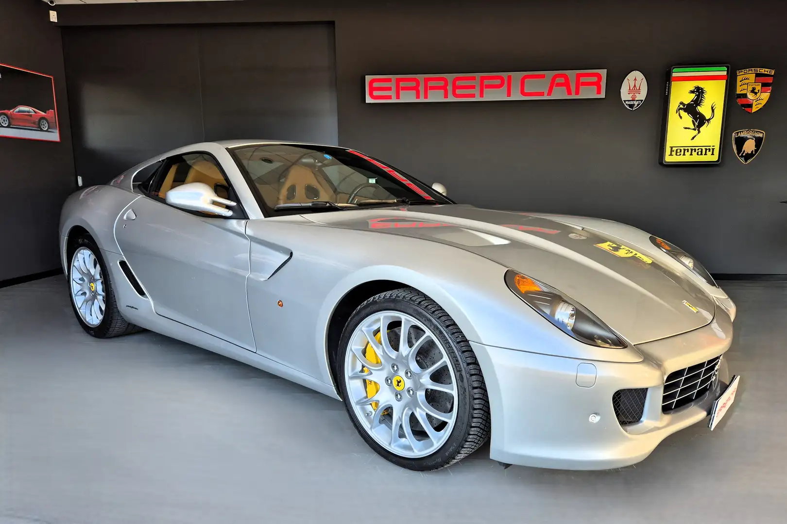 Ferrari 599 GTB Fiorano 6.0 F1 freni CCM SERVICE BOOK-FATTURE Argento - 2