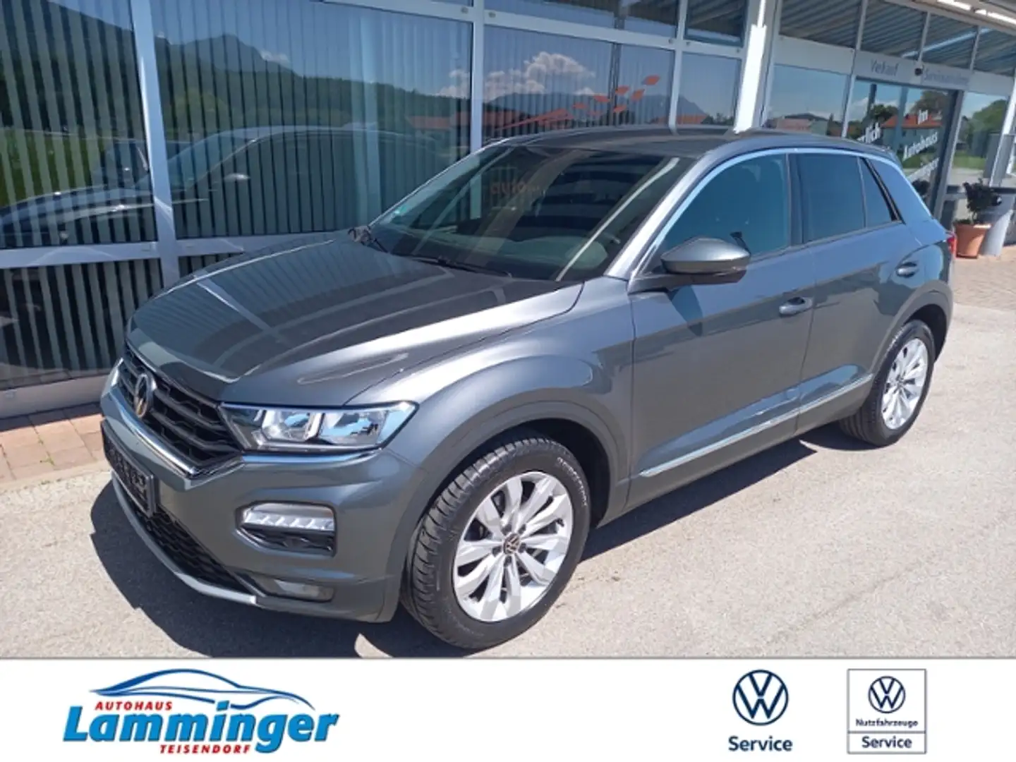 Volkswagen T-Roc Sport AHK ACC PDC SHZ CLIMATRONIC Gris - 1