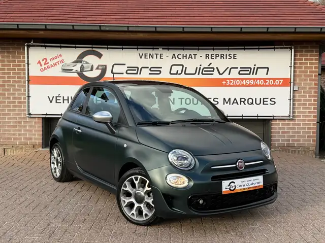 Fiat 500 1.2i Sport VERT MAT /FULL OPT./TOIT P./G.1AN
