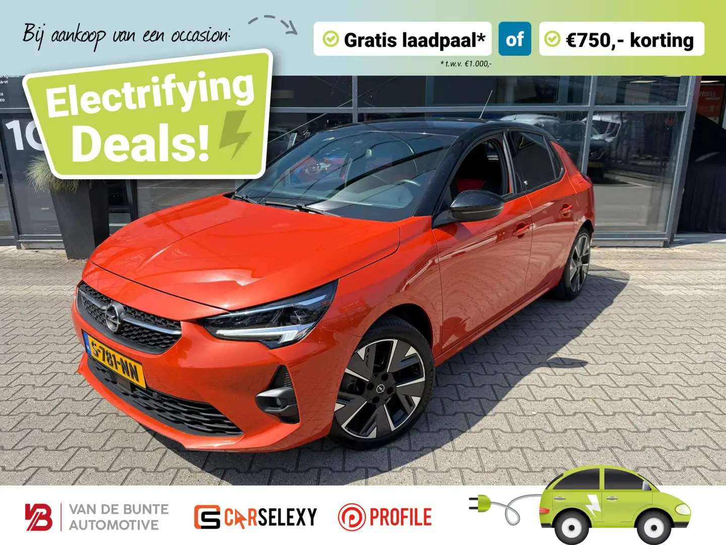Opel Corsa-e GS Line *Cruise Control & Camera* Portocaliu - 1