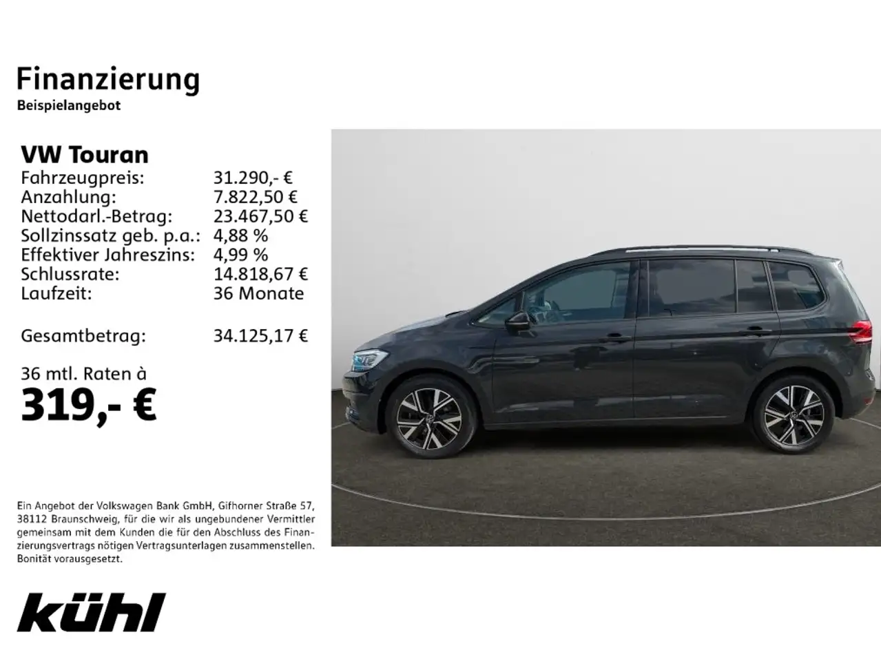 Volkswagen Touran 1.5 TSI DSG Highline Navi,AHK,Pano,Black 2