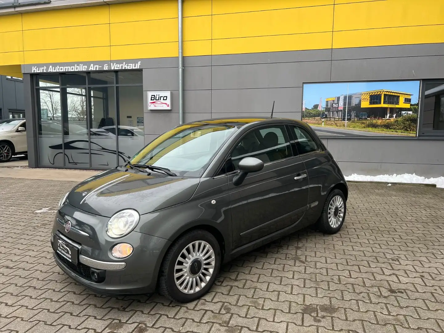 Fiat 500 KLIMA/PANORAMADACH/RADIO/CD* Grau - 1