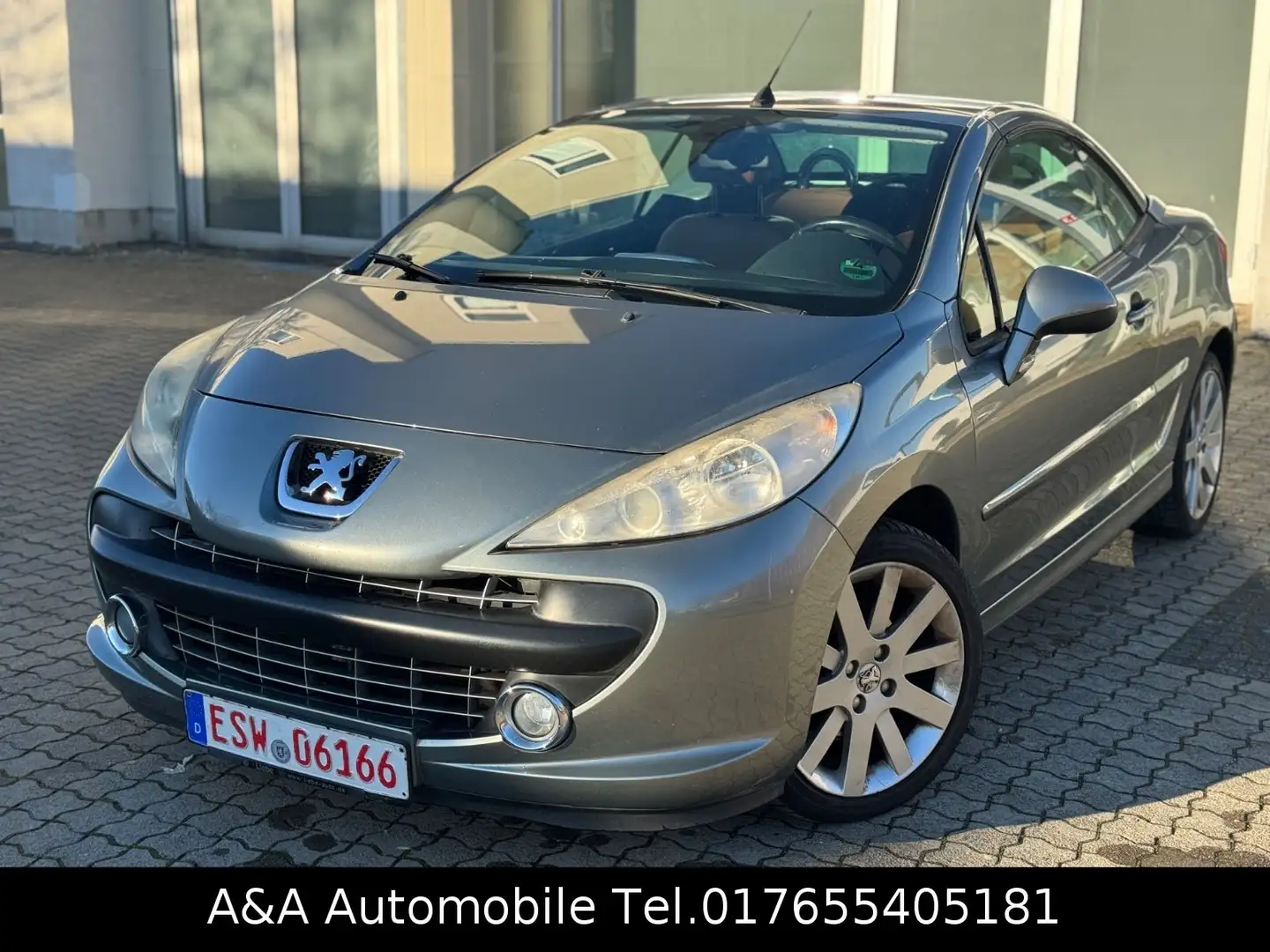 Peugeot 207 CC Cabrio-Coupe Sport TÜV 06/27 Grau - 2