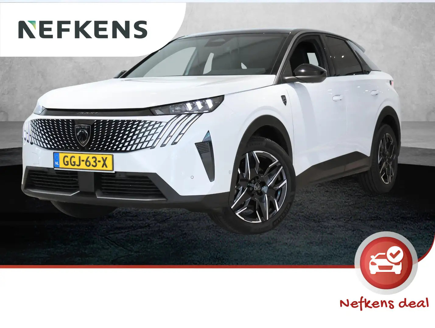 Peugeot 3008 1.2 Hybrid GT 136 pk Automaat | Climate Control | Wit - 1