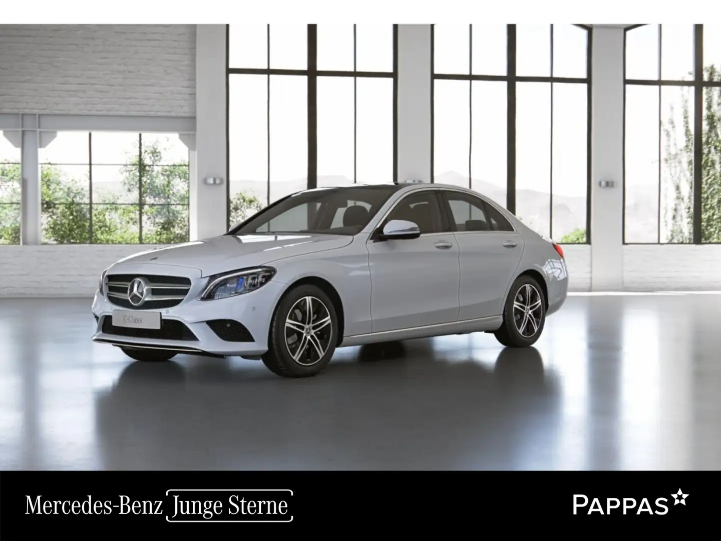 Mercedes-Benz C 180 d Navi PTS Cam Pano LED SHZ Keyl Weiß - 1
