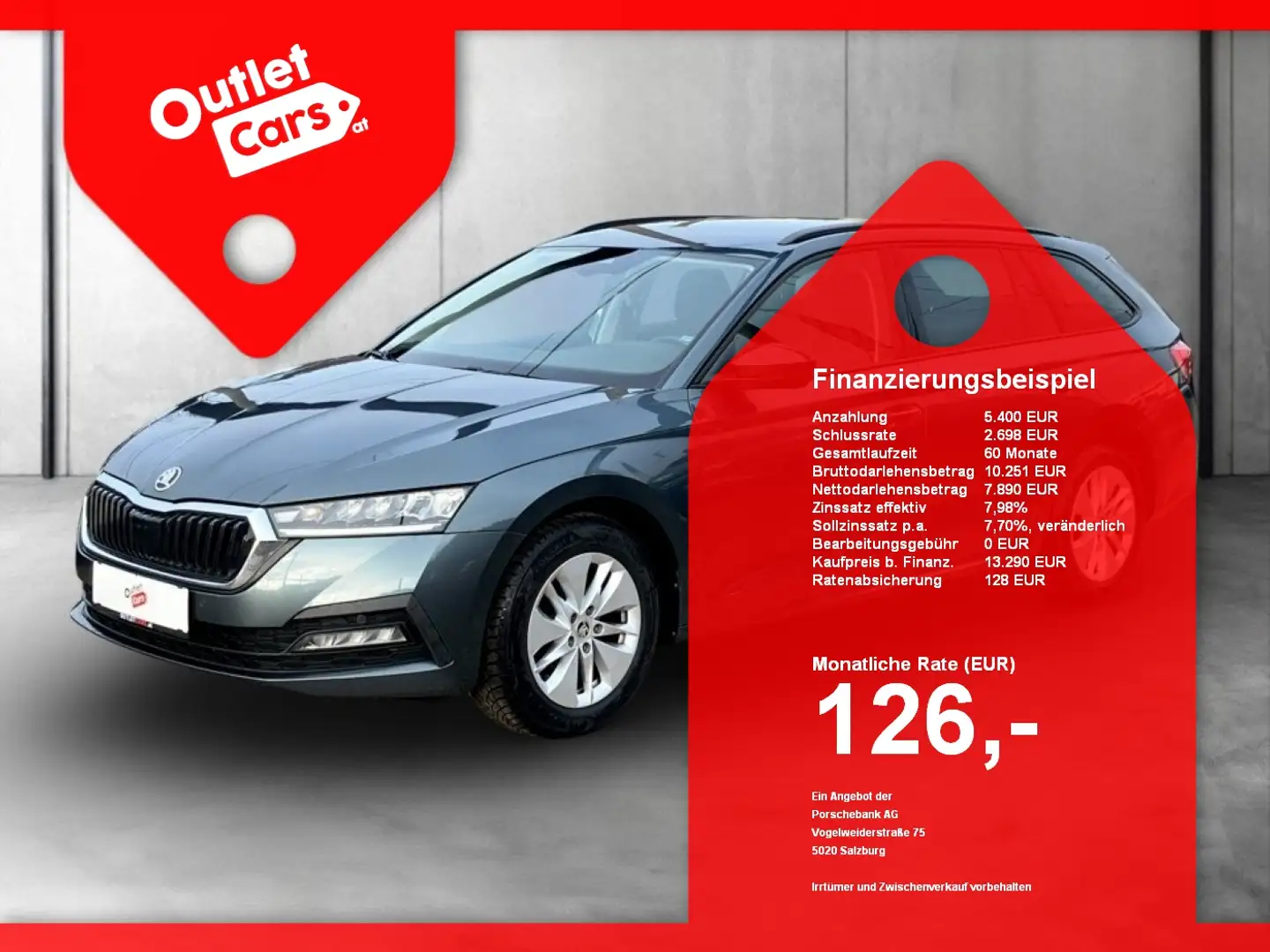 Skoda Octavia Combi 1.0 TSI Amb. LED+LEDER+NAVI+ASSIST Grau - 1