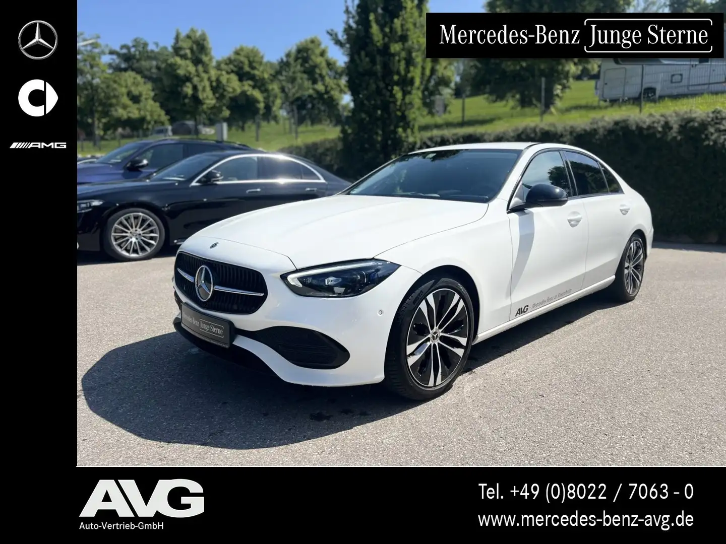 Mercedes-Benz C 300 C 300 4MATIC AVANTG Burm®3D DIGITAL Night AHK Weiß - 1
