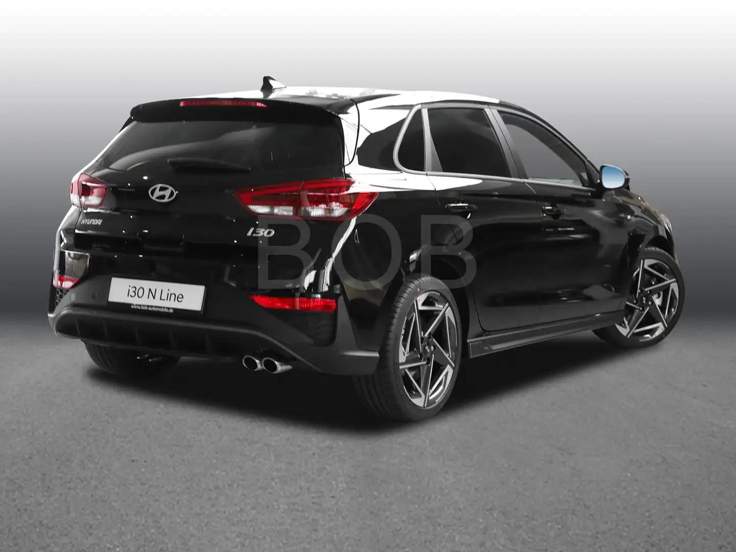 Hyundai i30 1.5 T-GDI 48V 7-DCT 2WD N LINE SHZ PDC Schwarz - 2