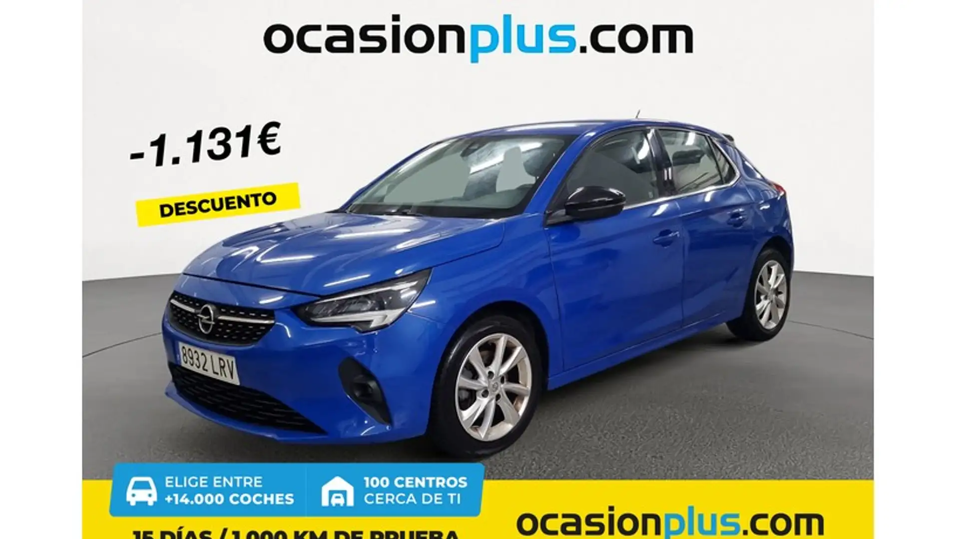 Opel Corsa 1.2T XHT S/S Elegance AT8 100 Blauw - 1