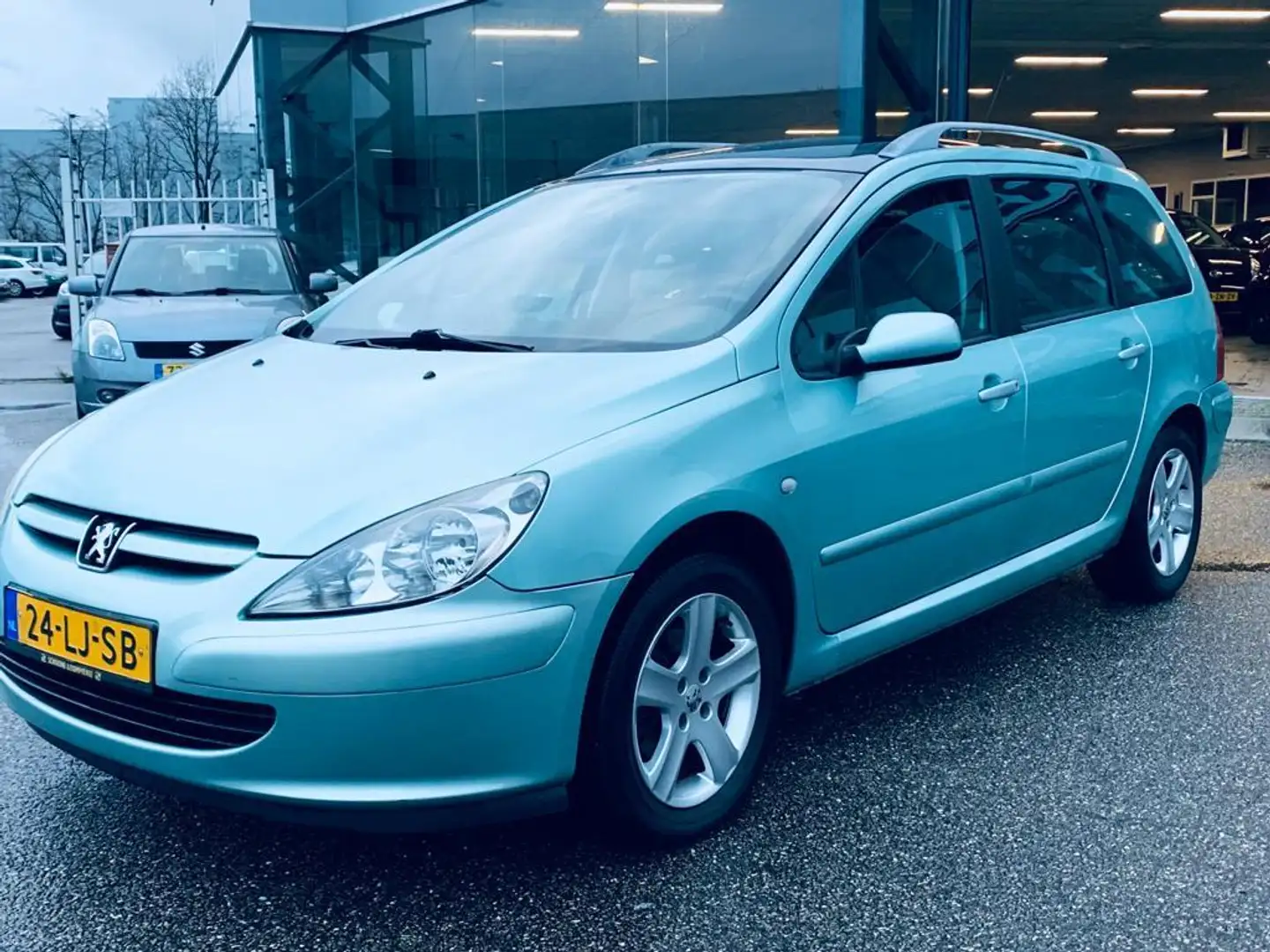 Peugeot 307 SW 2.0 16V, Automaat, €250 KORTING, Airco, NAP, AP Zöld - 2