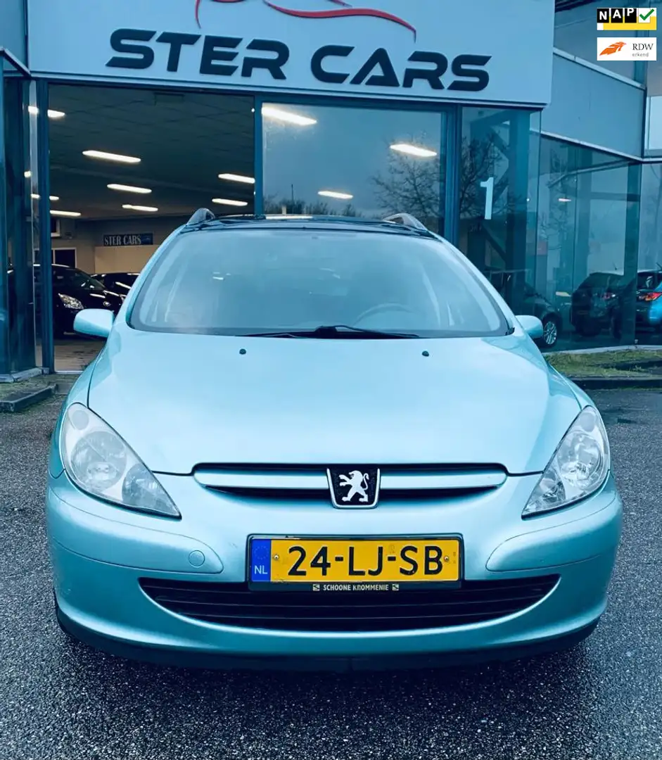 Peugeot 307 SW 2.0 16V, Automaat, €250 KORTING, Airco, NAP, AP Zöld - 1