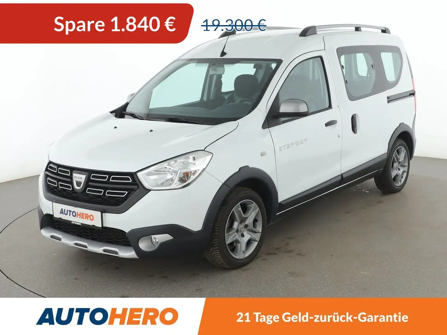 Dacia Dokker 1.3 TCe Stepway Plus*NAVI*PDC*SHZ*KLIMA* Blanco - 1
