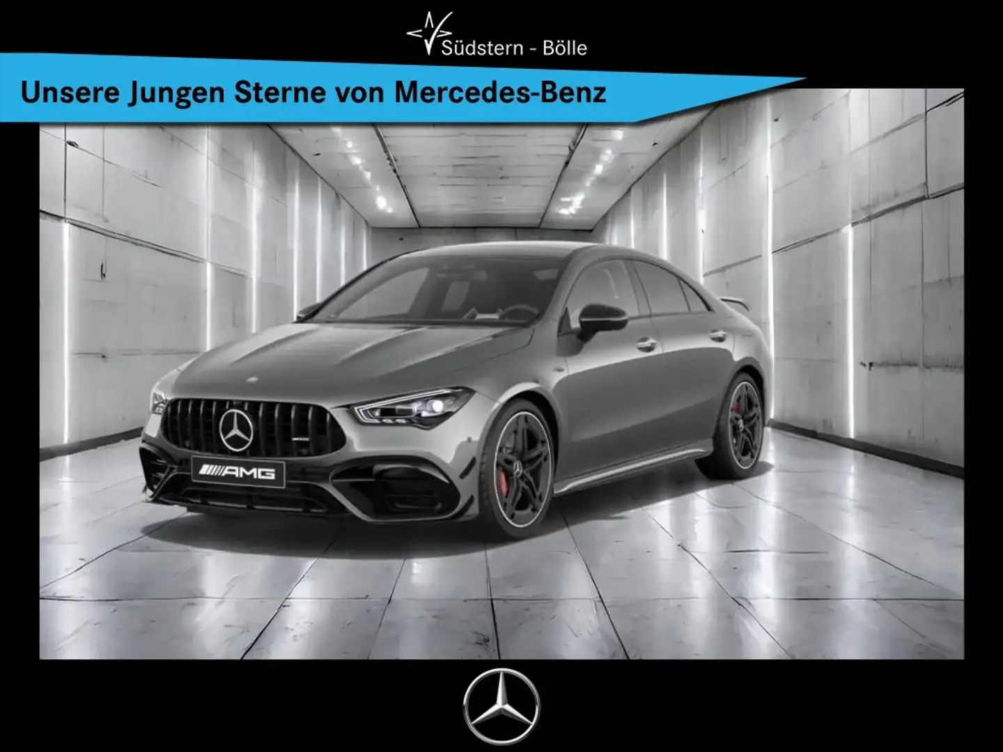 Mercedes-Benz CLA 45 AMG CLA 45 S 4M+ AMG-NP 99234+DISTR.+HUD+SITZKLIMA+ Gris - 1