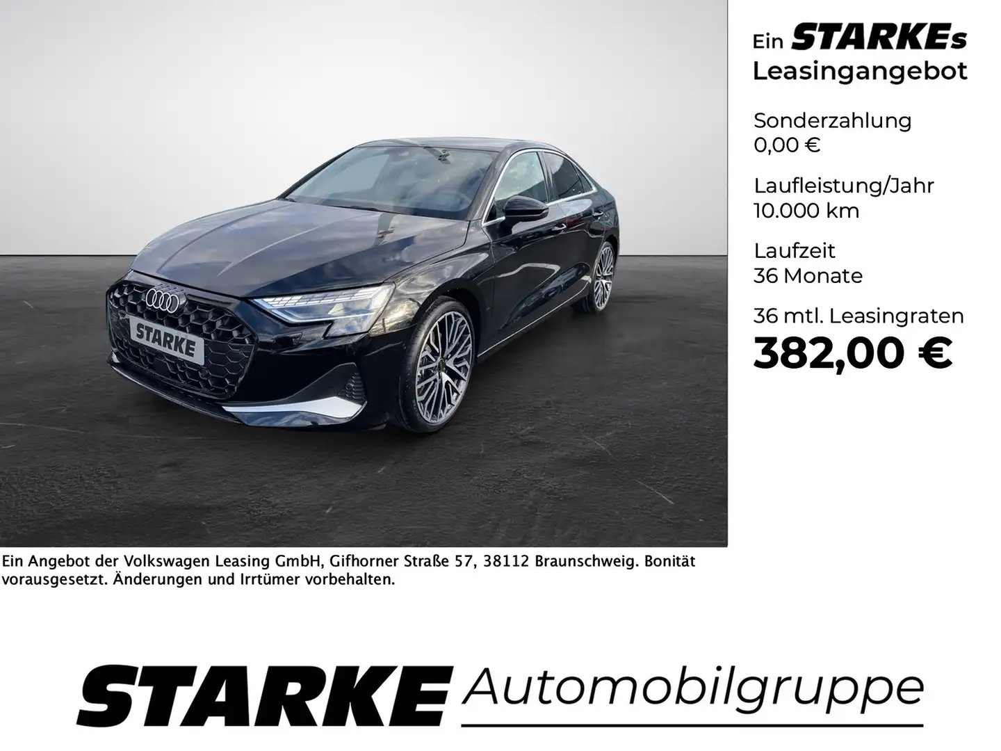 Audi A3 Limousine 35 TFSI S tronic advanced Schwarz - 1