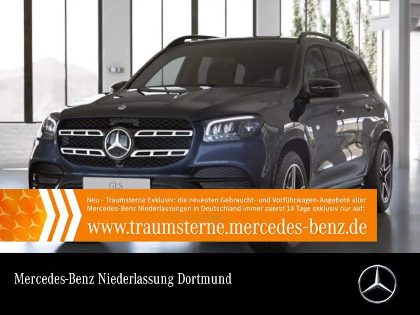 Mercedes-Benz GLS 580 4M AMG Fahrass Fondent WideScreen Airmat Niebieski - 1