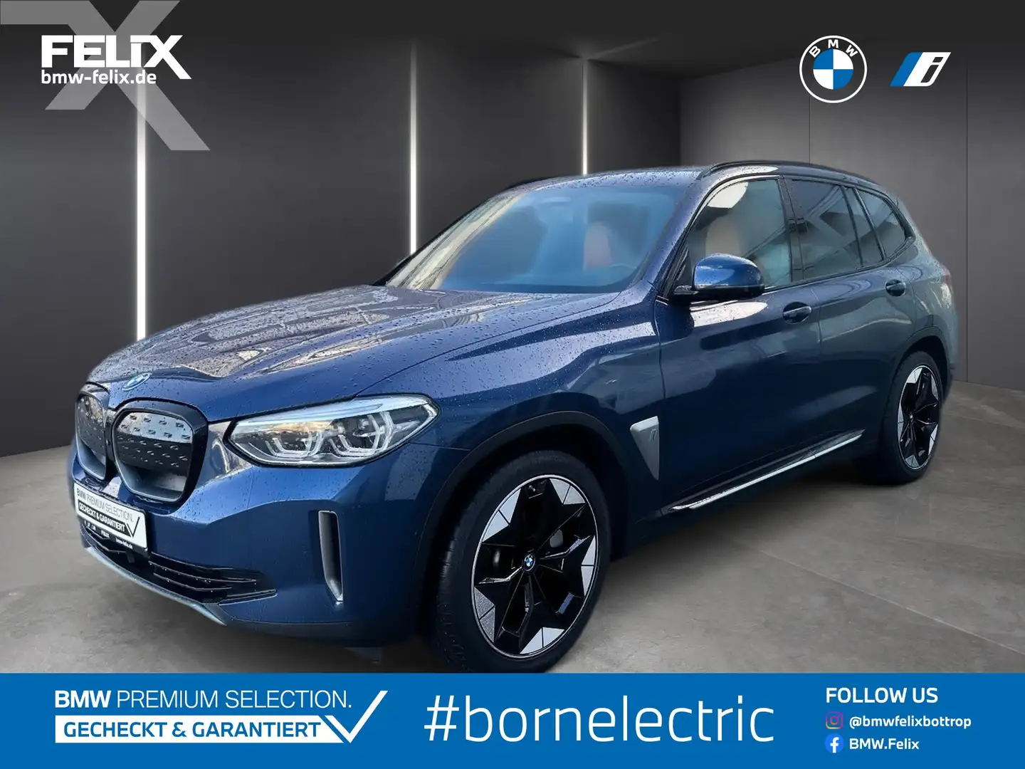 BMW iX3 Impressive+ANH.KUPPLUNG+DR.ASS PRO+LIVE COCKPIT PR Blu/Azzurro - 1