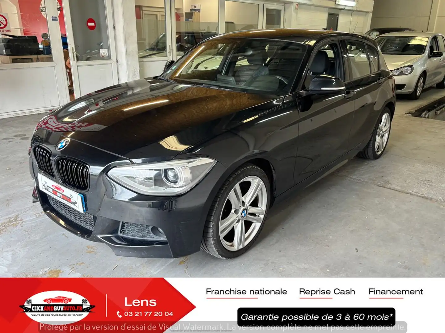 BMW 118 118D X-DRIVE PACK M SPORT 143CHV // PACK AUDIO HARMAN KARDON / SPORT / 4x4 Noir - 1