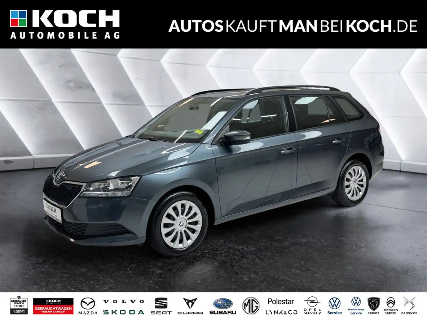 Skoda Fabia Combi 1.0 TSI Active PDC DAB RADIO ZV Klima Gris - 1
