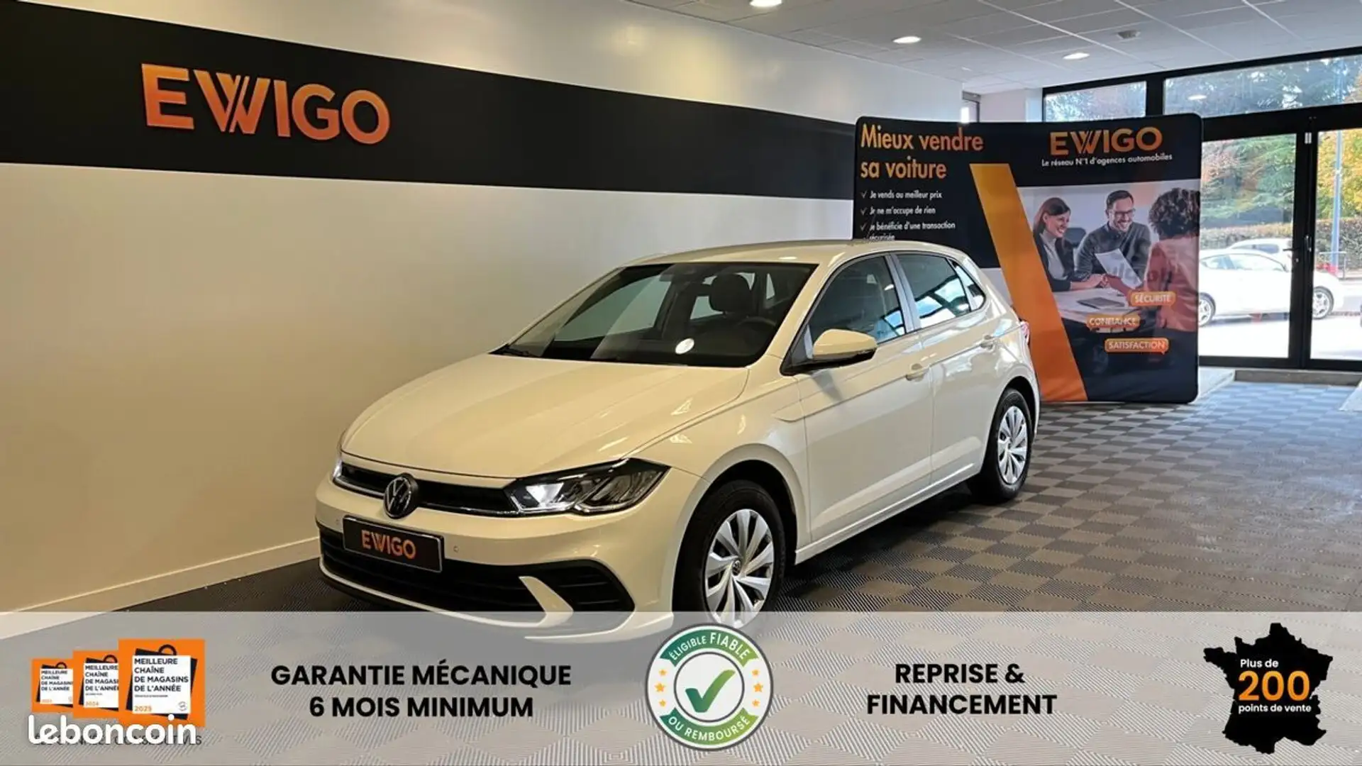 Volkswagen Polo 1.0 80 Blanc - 1