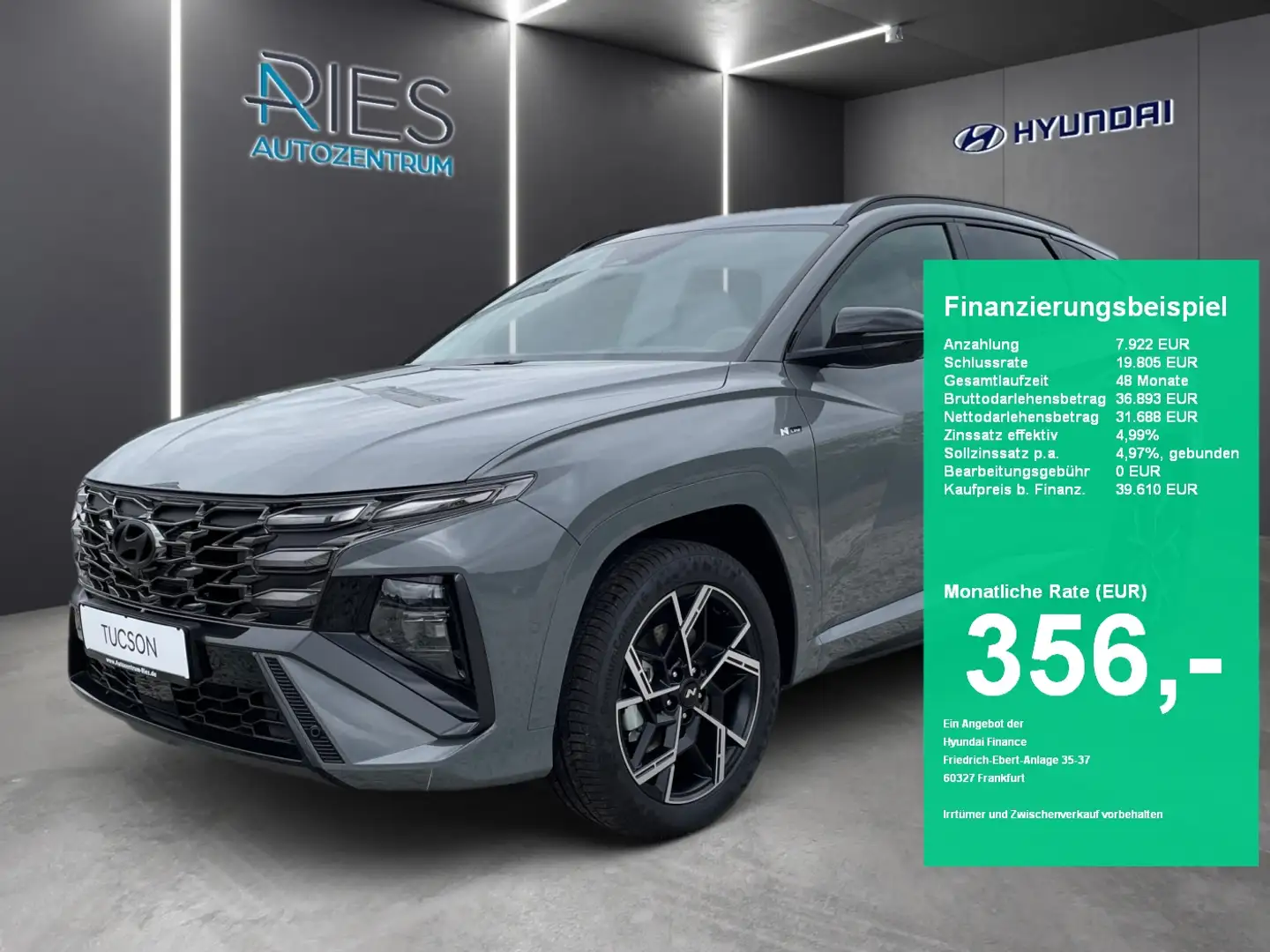 Hyundai TUCSON 1.6 T-GDI *LED*NAVI*CARPLAY*RVM*LKA* Grau - 1