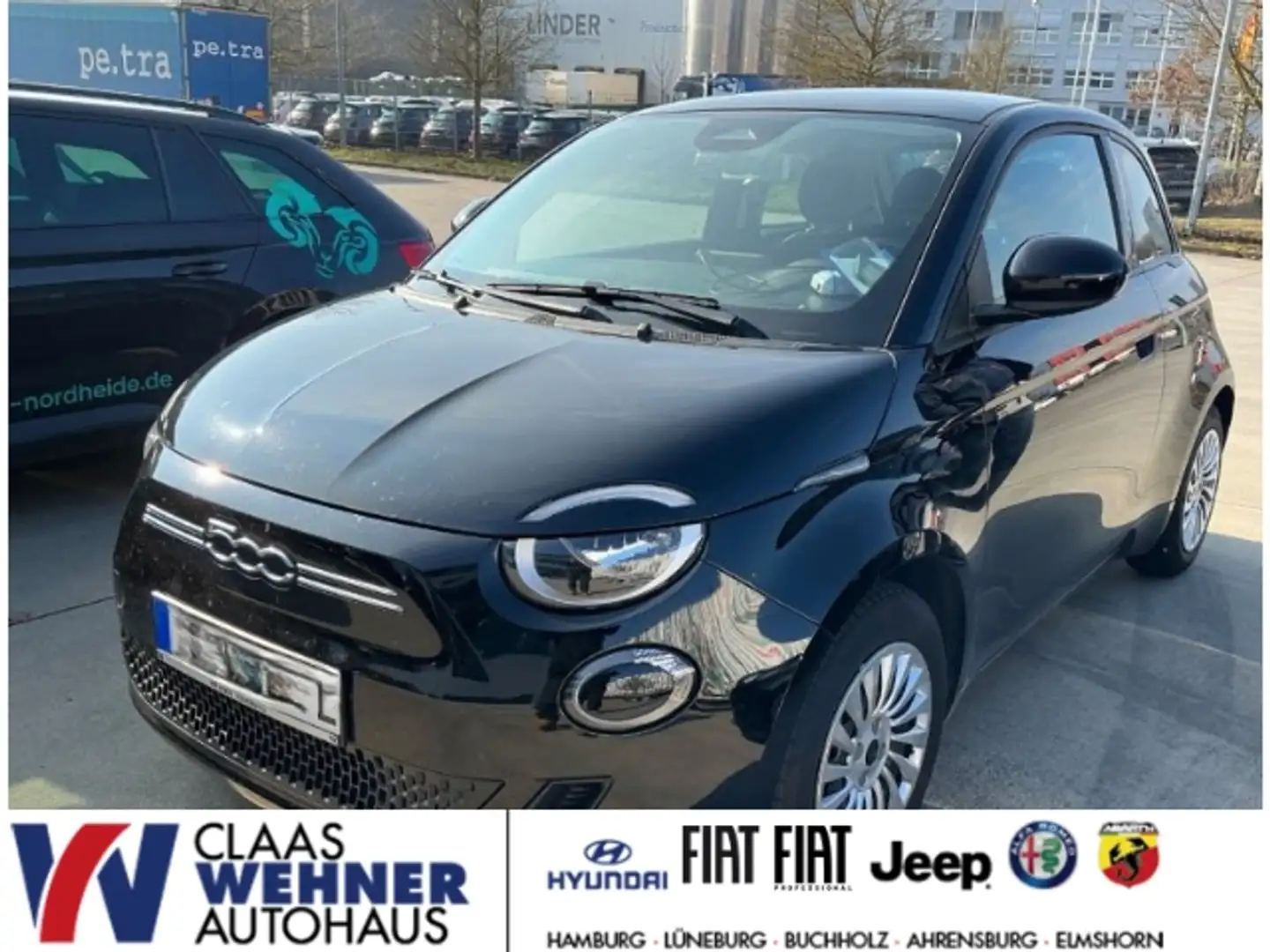 Fiat 500e Action Automatik 95 PS Radio & Winter-Paket UConne Schwarz - 1