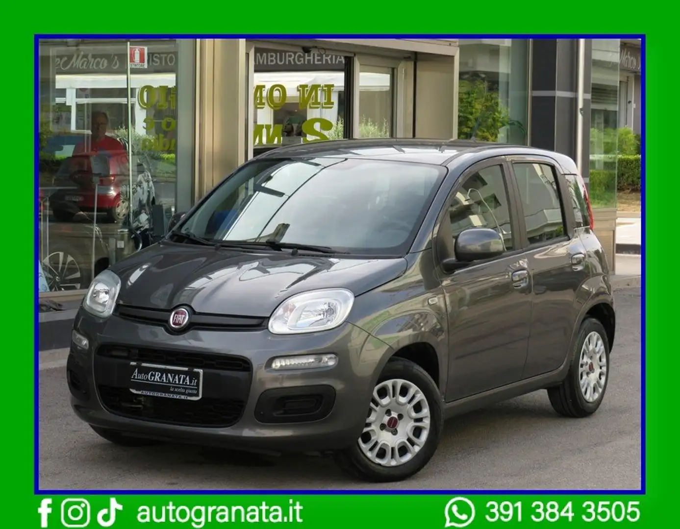 Fiat Panda 1.2 Lounge 69cv Grigio - 1