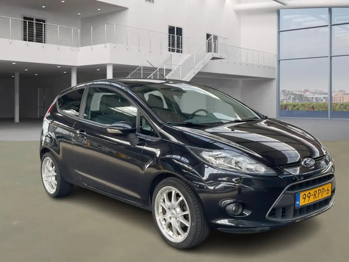 Ford Fiesta 1.25 S-Edition|airco|stuurbekr|elekramen|nap|2xsle Zwart - 2