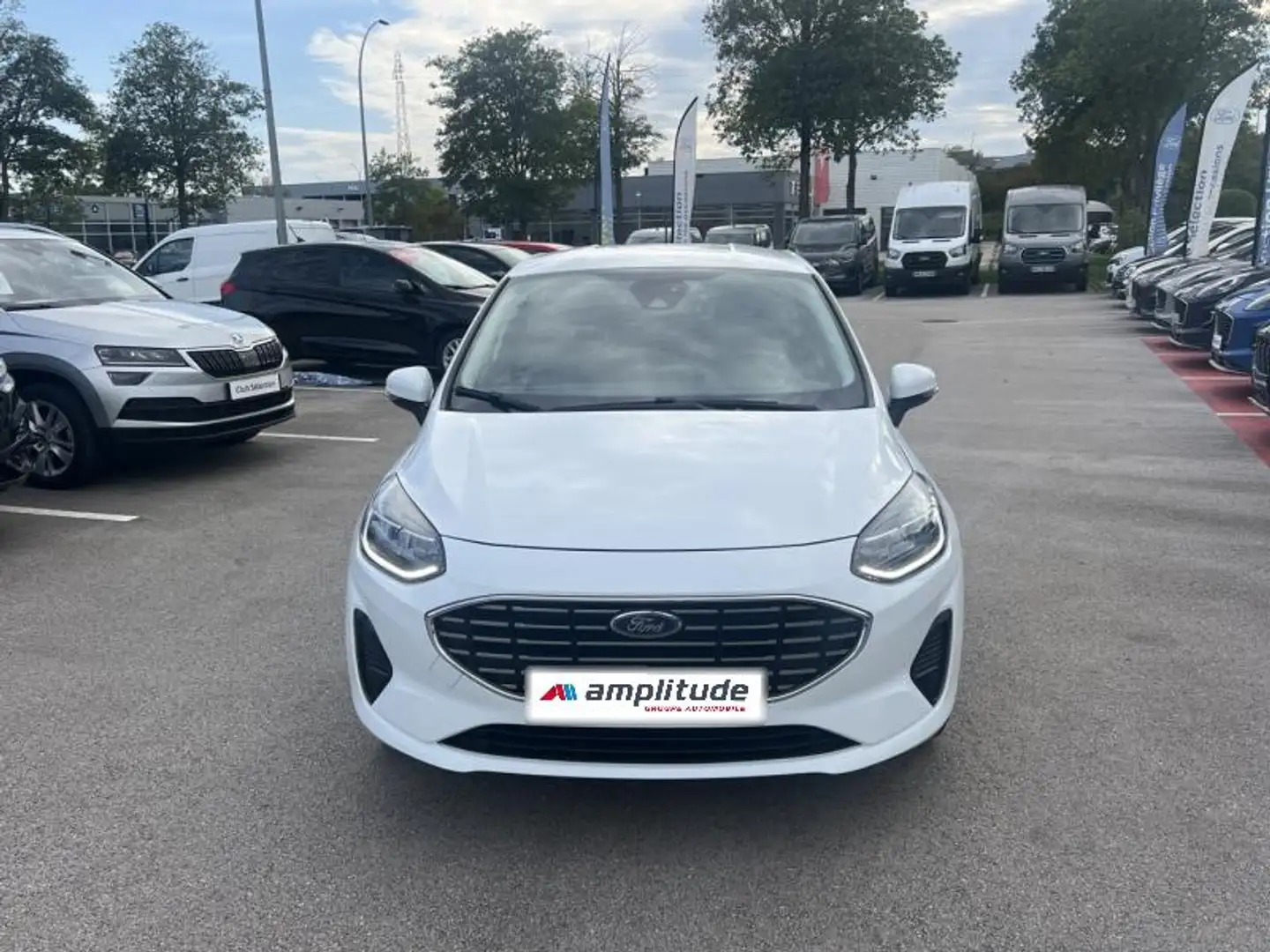 Ford Fiesta 1.0 Flexifuel 95ch Titanium Business 5p Blanc - 2