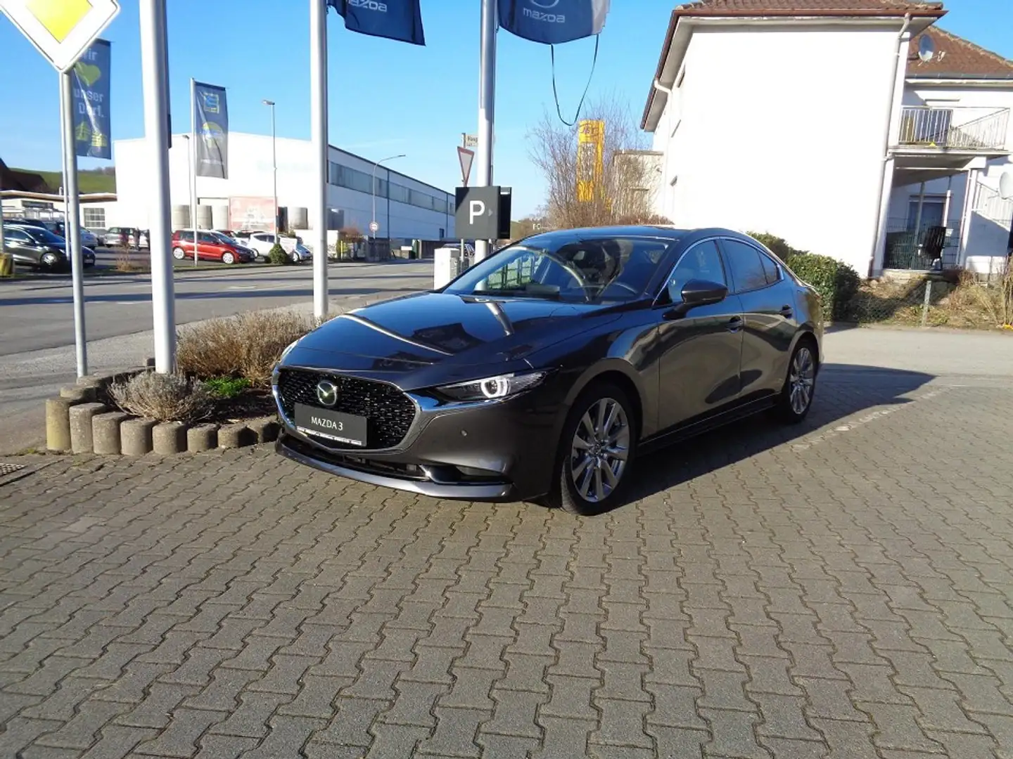Mazda 3 2.5L e-SKYACTIV G 140PS 6AT FWD Exclusive-line Grau - 2