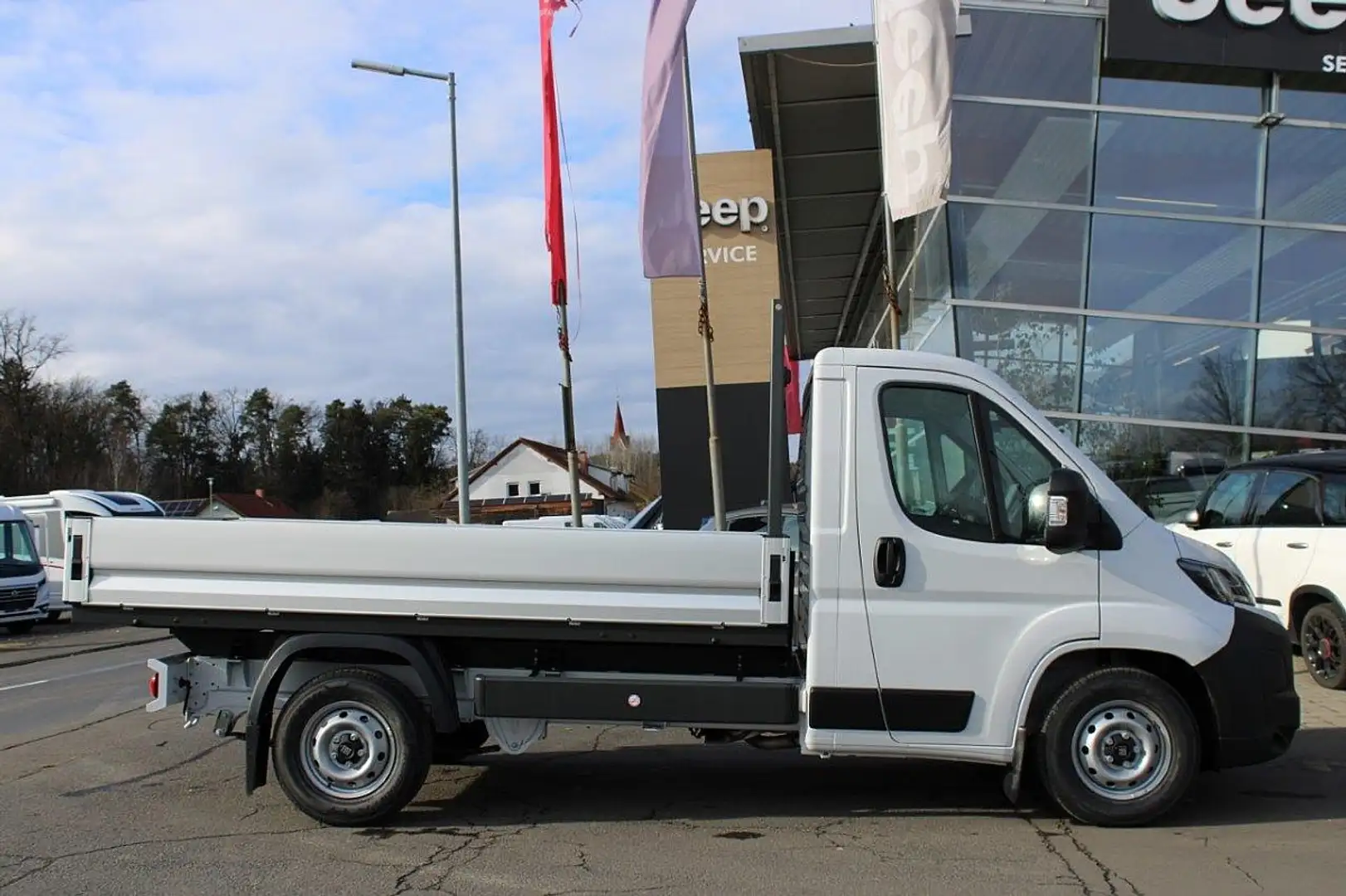 Fiat Ducato Pritsche L2 140 3,24m 10Zoll Navi Kamera... Weiß - 1