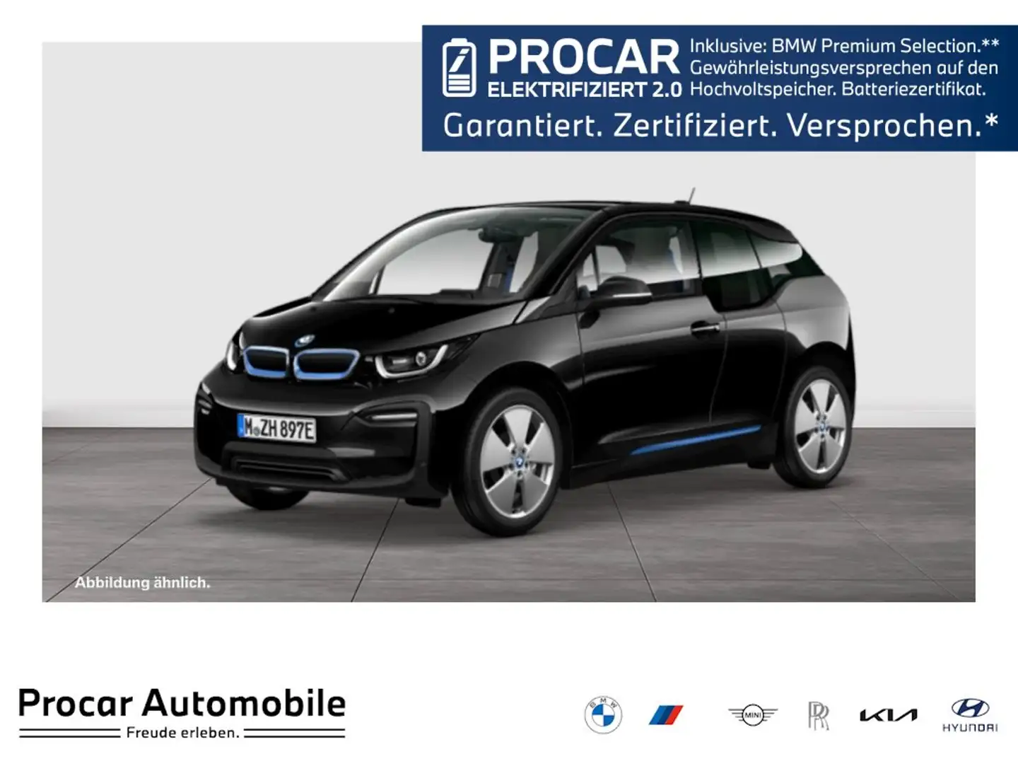 BMW i3 120Ah+KAMERA+LED+KOMFORTZUGANG Schwarz - 1
