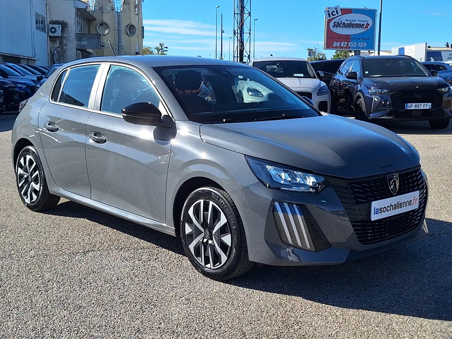 Peugeot 208 PureTech 100 S\u0026amp;S BVM6 Active Gris - 2