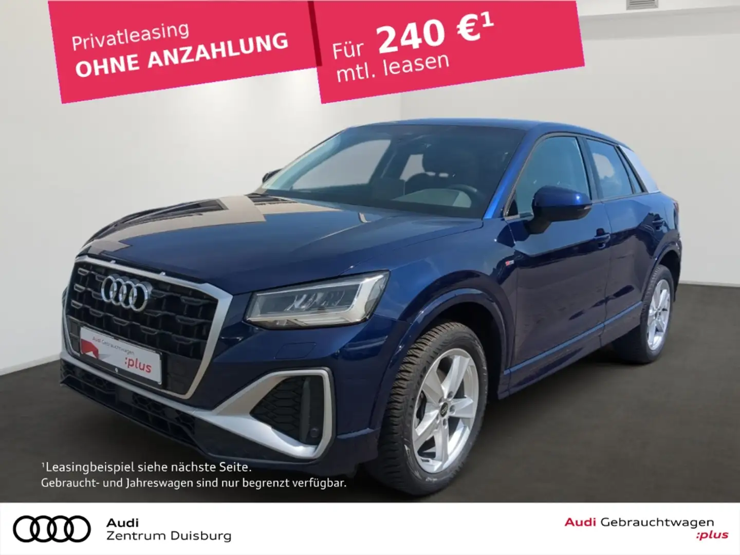 Audi Q2 35 TFSI S line Blau - 1