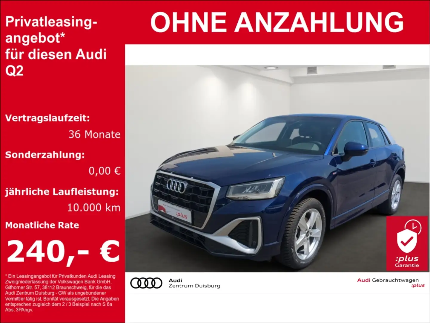 Audi Q2 35 TFSI S line Azul - 1