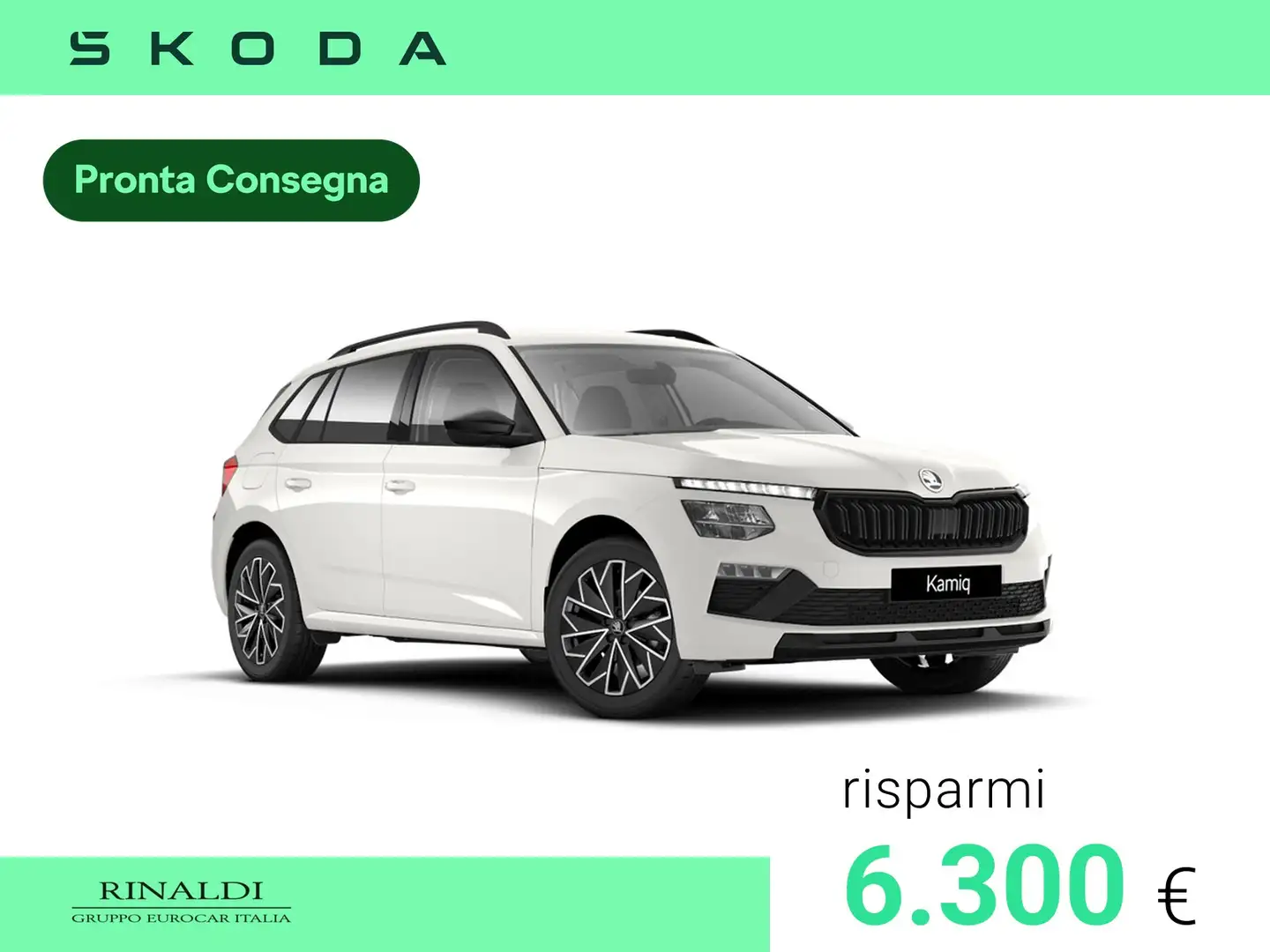 Skoda Kamiq 1.0 tsi black dots 115cv Wit - 1