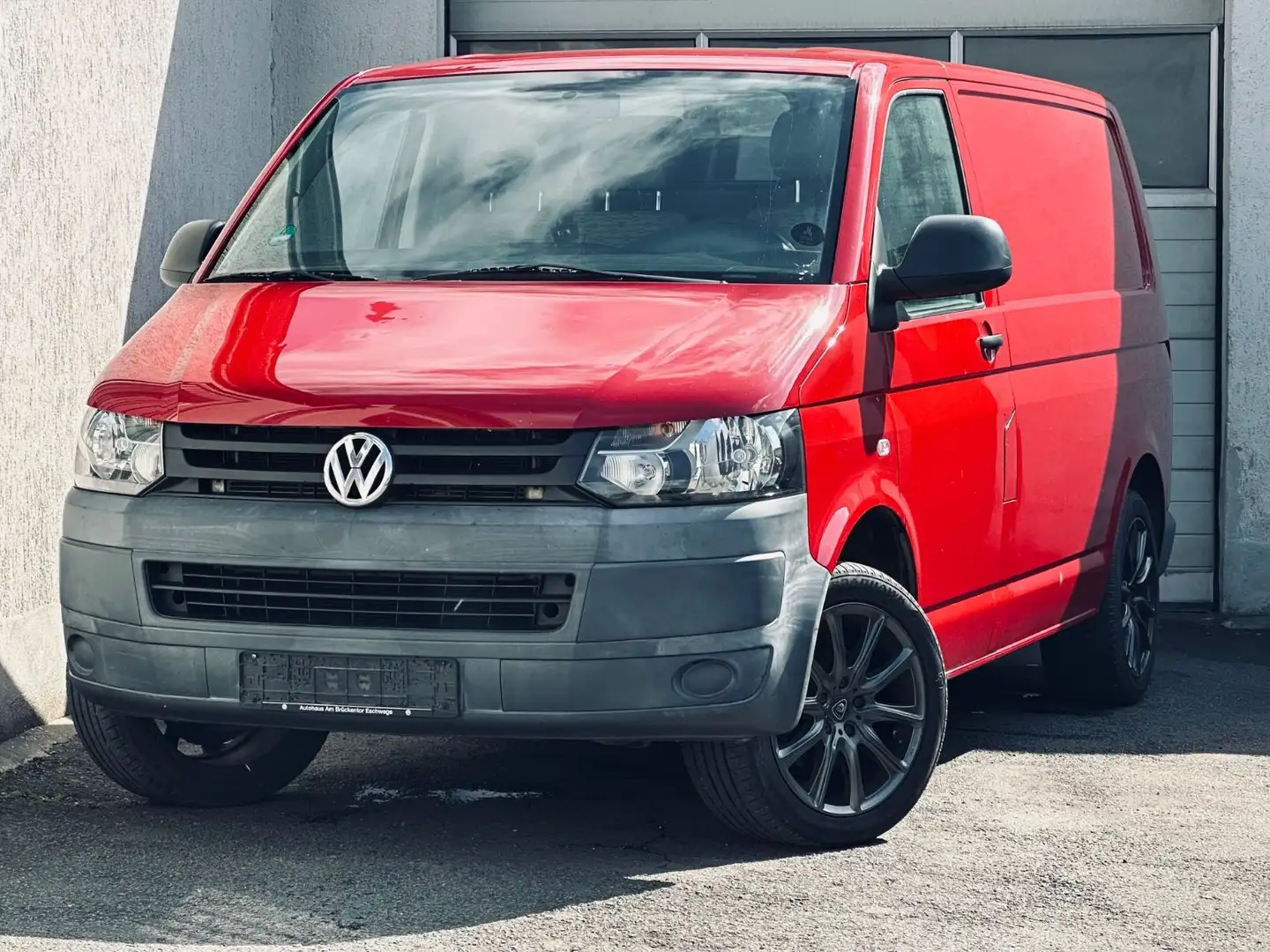 Volkswagen T5 Transporter T5 2.0 TDI Transporter*2.HAND*ALU*AHK*TÜV NEU Roşu - 1