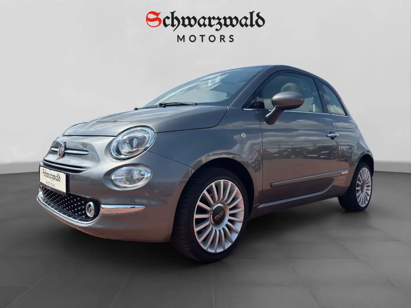 Fiat 500 Panorama Sitzheizung TÜV Leder Grigio - 1